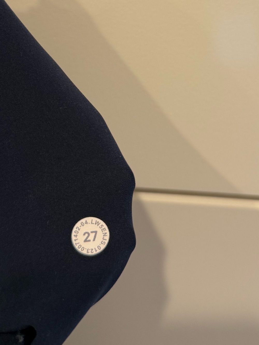 Lululemon City Sleek 5 Pocket High-Rise Wide-Leg Pant Full Length Size 27 - Picture 10 of 11